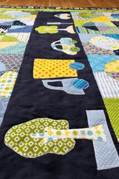 Cars and trees quilt